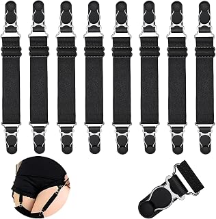 Stocking Clip Elastic Thigh High Suspenders Buckle Garter Socks Belt Fastener Straps Holder Clamps for Sexy Women