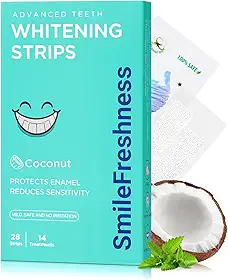 Tiras de clareamento dental, tratamentos de 14 dias clinicamente comprovados para clareamento dental visível e acessível, clareamento de cuidados com o esmalte, fórmula de sensibilidade