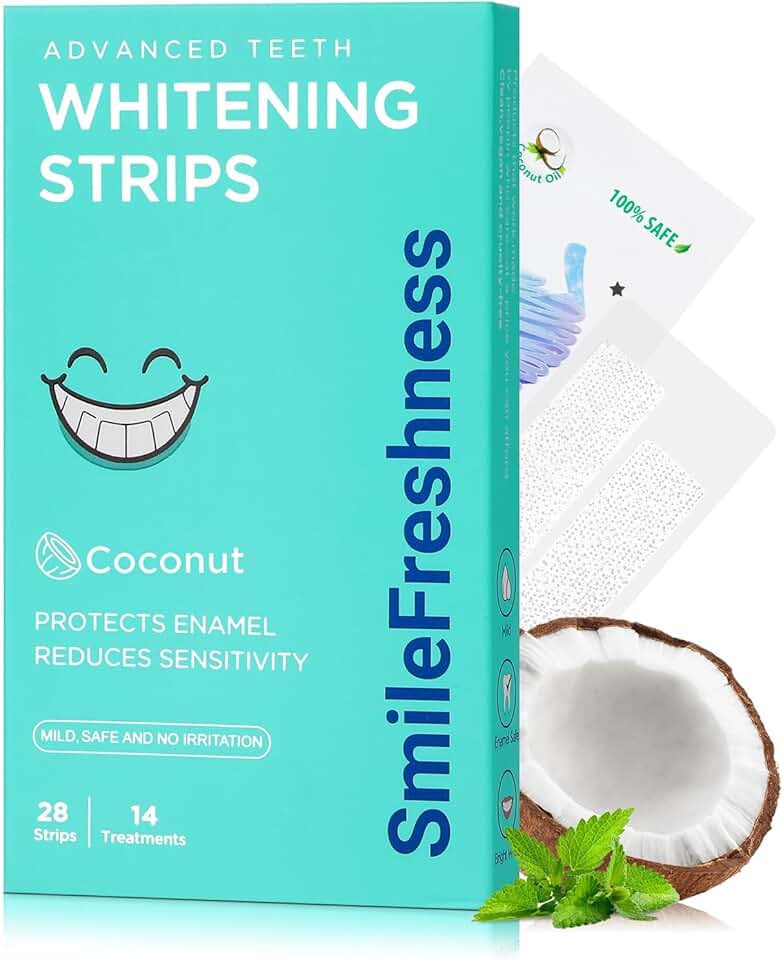 Tiras de clareamento dental, tratamentos de 14 dias clinicamente comprovados para clareamento dental visível e acessível, clareamento de cuidados com o esmalte, fórmula de sensibilidade