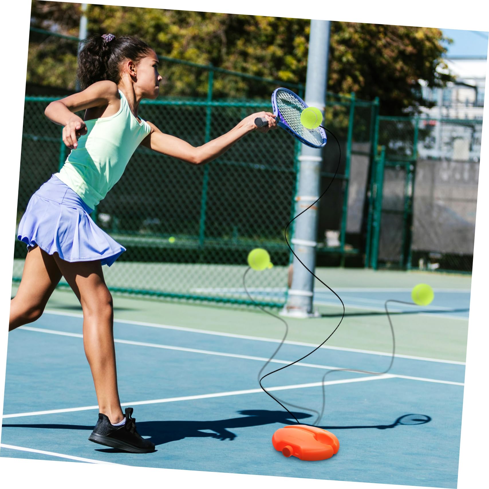 Elastica Allenatore Base di Corda Rimbalzo per Tennis