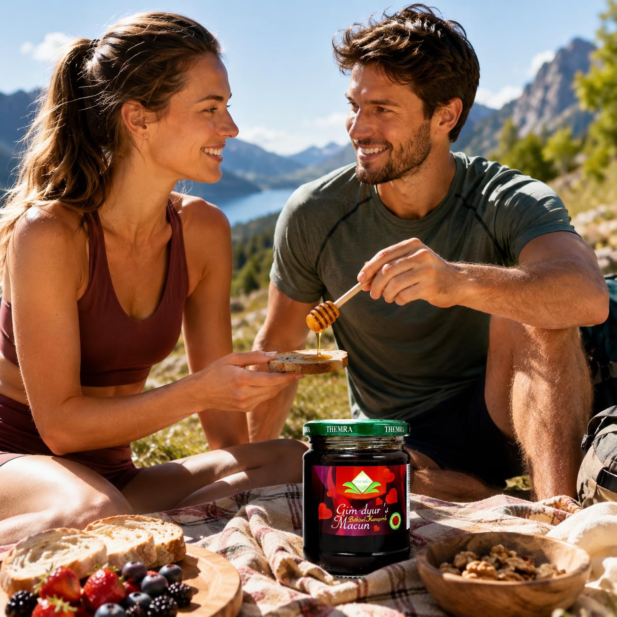 Miel Aphrodisiaque Puissant et Concentré - Macun Pot 240G – Énergie, Vitalité, Tonus et Bien-Être Intime – Format Maison Homme et Femme