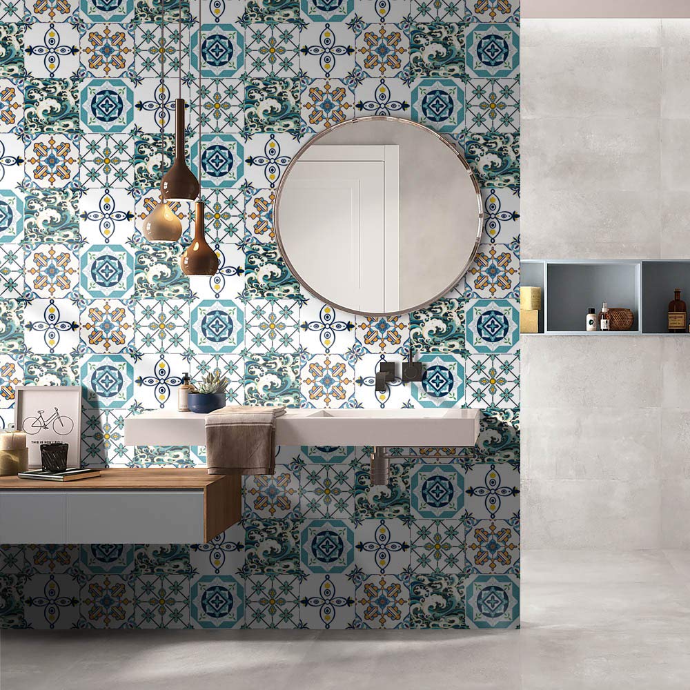 Yoillione Kitchen Backsplash Tiles Moroccan Tiles Victorian Tiles Retro