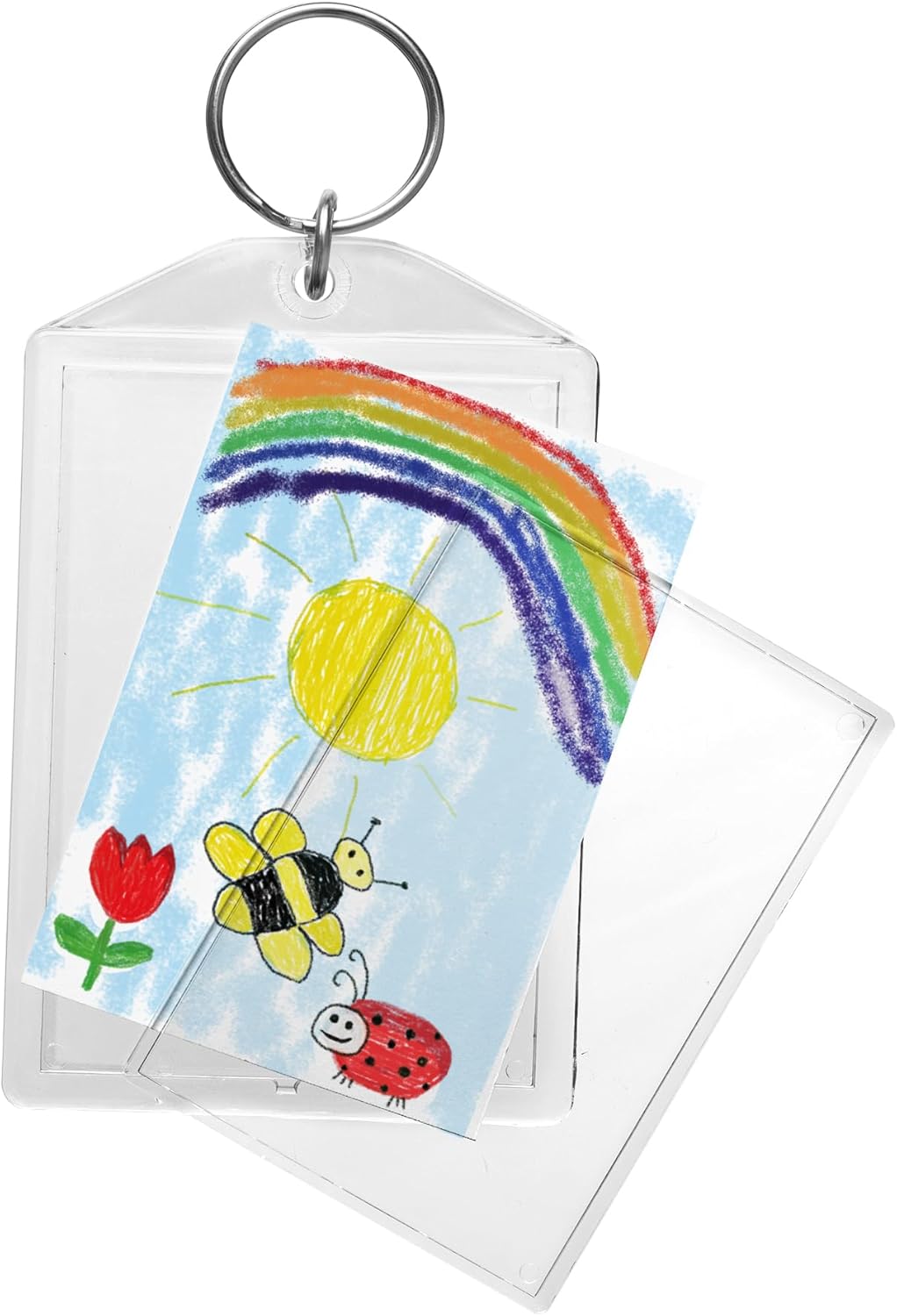 Acrylic Snap-in Photo Keychains