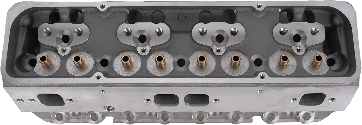SBC 350 Cylinder Head Bare Straight Plug Aluminum for Chevy Small Block 302|327|350|383|400 200cc Intake 64cc Camaro Z28, Chevelle, Monte Carlo, Hot Rods, Street Rods