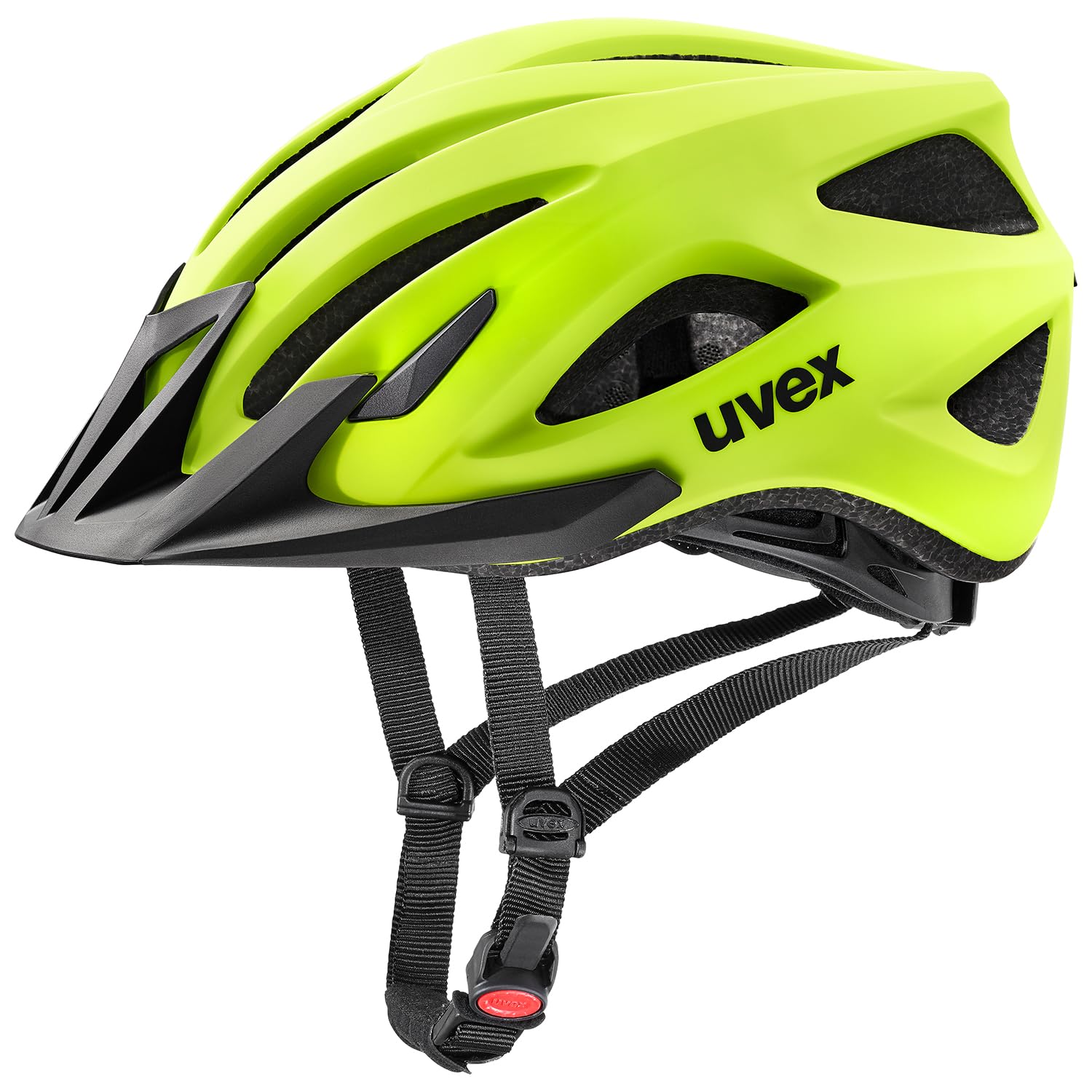 uvex viva 3 - lekki uniwersalny kask unisex - indywidualna regulacja wielkości - wyściółkę wewnętrzną można prać - neon yellow matt - 52-57 cm