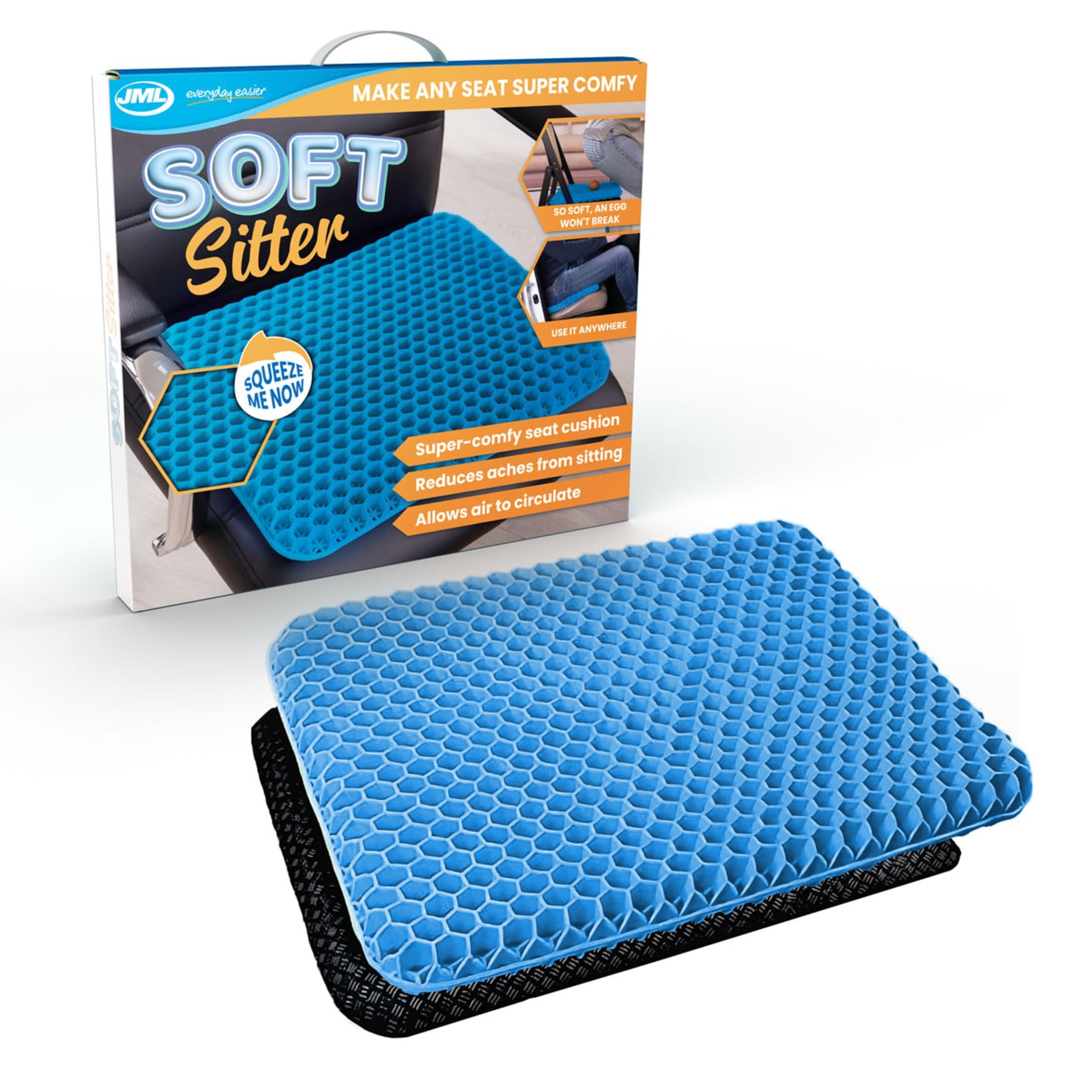 JML Soft Sitter Blue with Cover Amazon Bundle