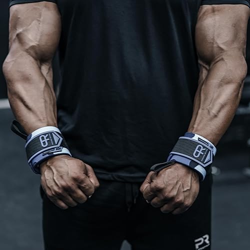 Miniatura 7 de Muñequeras de alta calidad resistentes, más elasticidad, costuras reforzadas, correa extra ancha, fuerte lazo para el pulgar, envolturas de