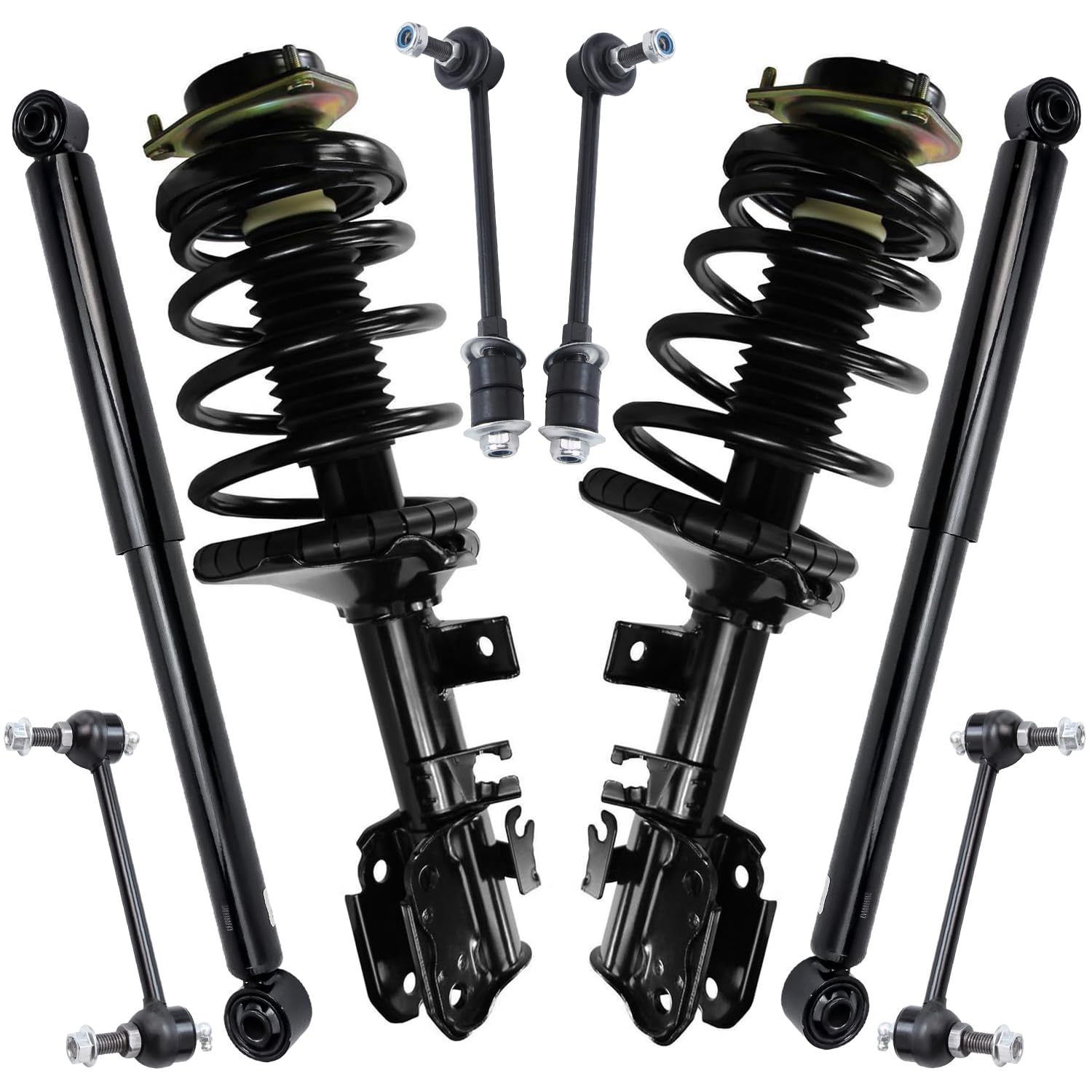 Detroit Axle - 8pc Struts Shocks Suspension Kit for 02-04 Nissan Pathfinder