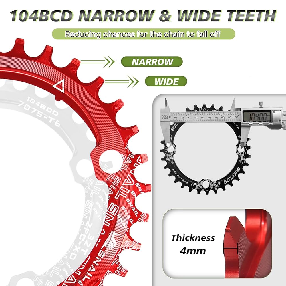 Amazon.com : BUCKLOS MTB Mountain Bike Single Speed Square