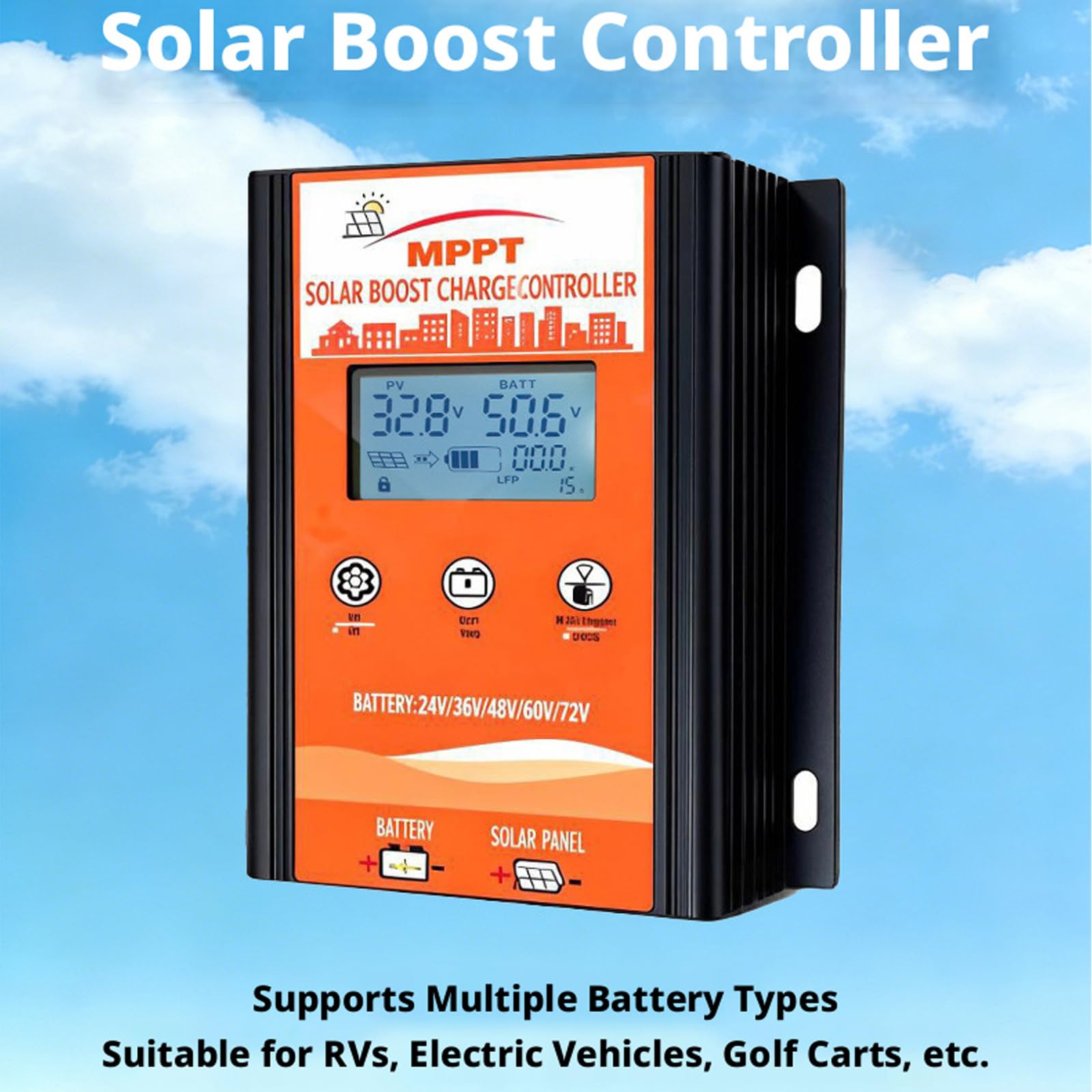 Gestore Solare MPPT con Attacco Rapido