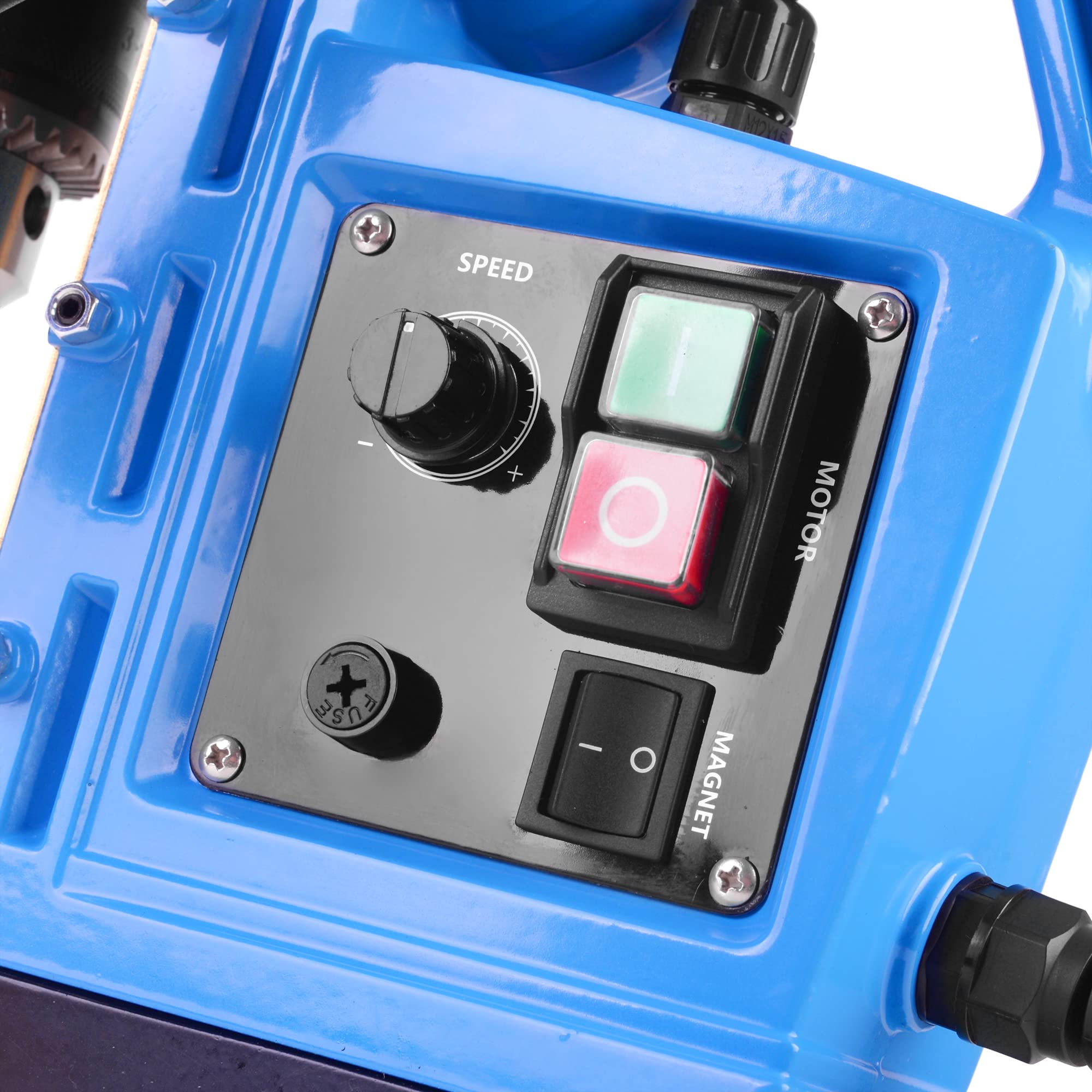 Trapano Magnetico 1480 Watt Elettromagnetico (11500N) Leggero e forte (10kg) Molto maneggevole.