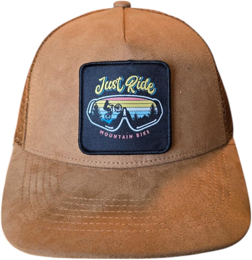 Men's Trucker Hat - Suede Snapback 5-Panel Cap, Mesh Back, Stylish Baseball Cap for Casual Wear, Outdoor & Everyday Fashion