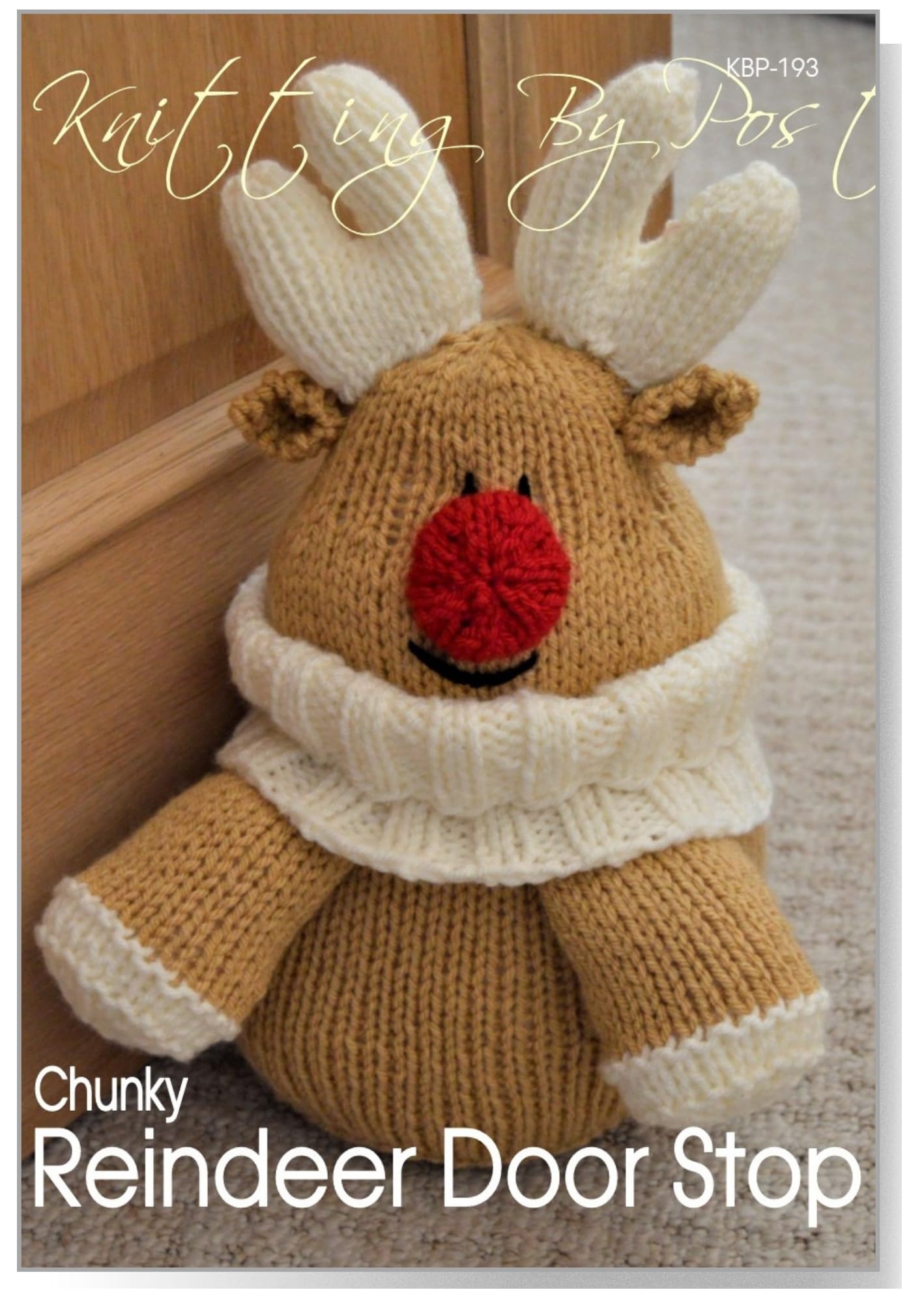 Knitting By Post Knitting Pattern Reindeer Doorstop From