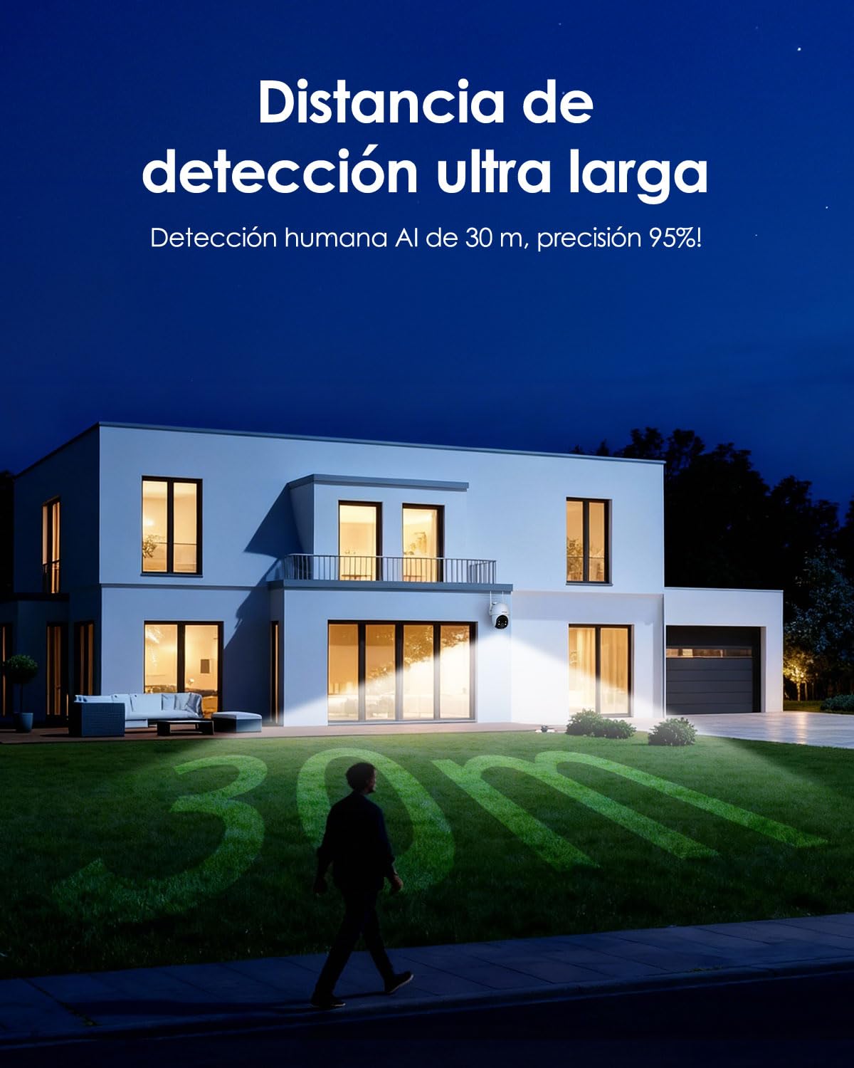 ieGeek 24/7 Grabación,Cámara Solar 4G AOV sin WiFi,Cámara Vigilancia SIM Exterior sin Cables,Seguimiento Automático,Detección Persona/Coche 30m,Visión Nocturna 20m,eSIM Integrado,10000mAh,360° PTZ