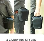 USA Gear Sac de boîtier de caméra imperméable avec protection contre la pluie pour DSLR Caméras - Sera compatible avec Canon EOS 1200D , 1100D , 700D , 100D / Nikon D7200 , D5500 , D3300 , D3200 / Sony , Samsung , Olympus , Pentax & Plus numérique SLR Caméras