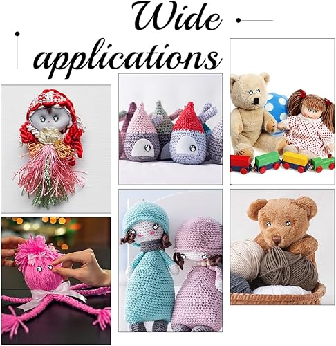 Miniatura 5 de PH PandaHall Ojos grandes de seguridad, 40 juegos de ojos de ganchillo, ojos amigurumi, ojos de animales de peluche, ojos kawaii, ojos artesanales