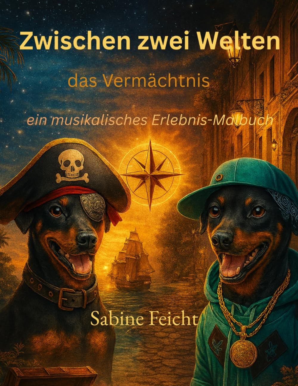 Zwischen zwei Welten - das Vermächtnis: Ein musikalisches Erlebnis-Malbuch