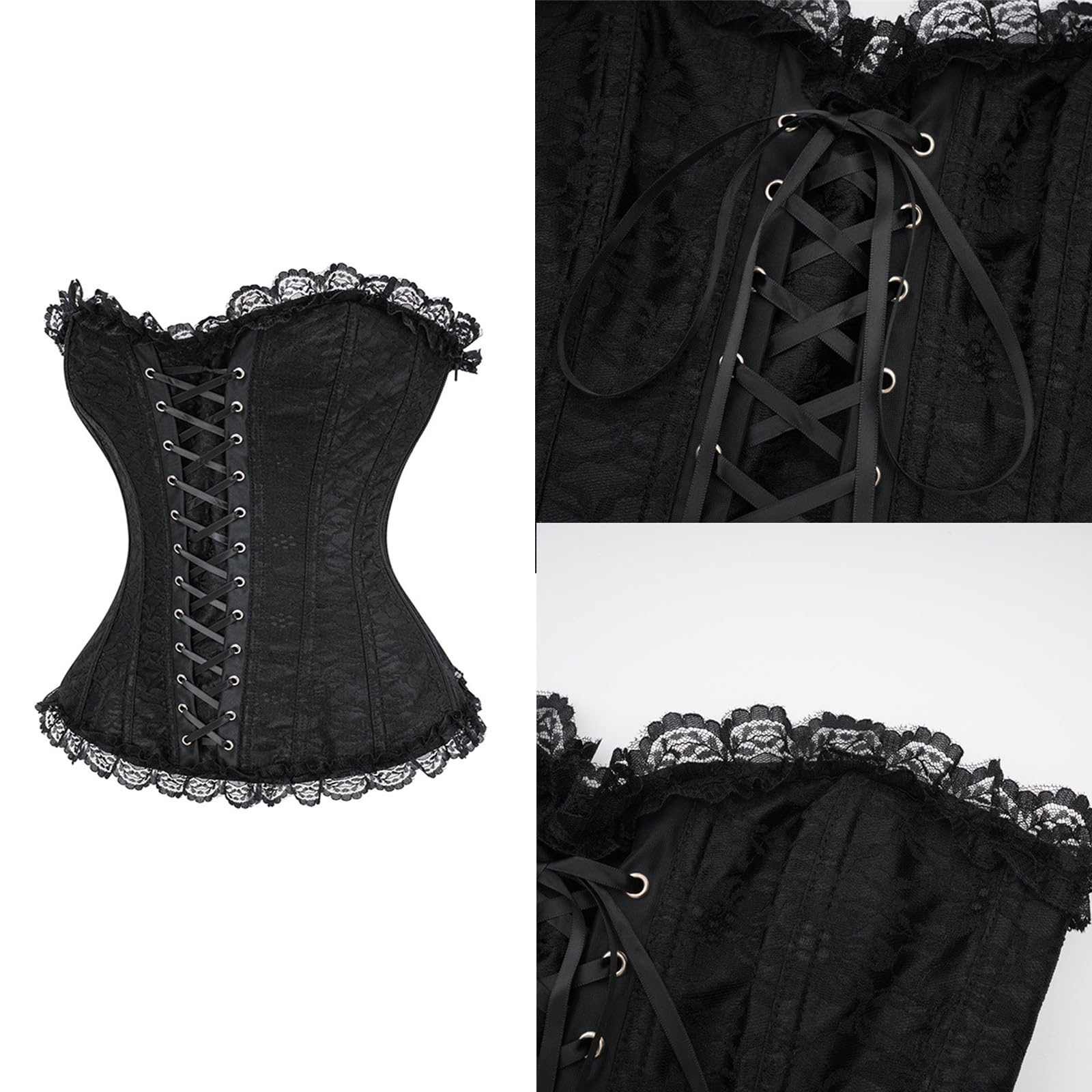 Women Laces Body Shaper Everyday Wear Shapewear Evening Dress Accessory For Creating Hourglass Figure