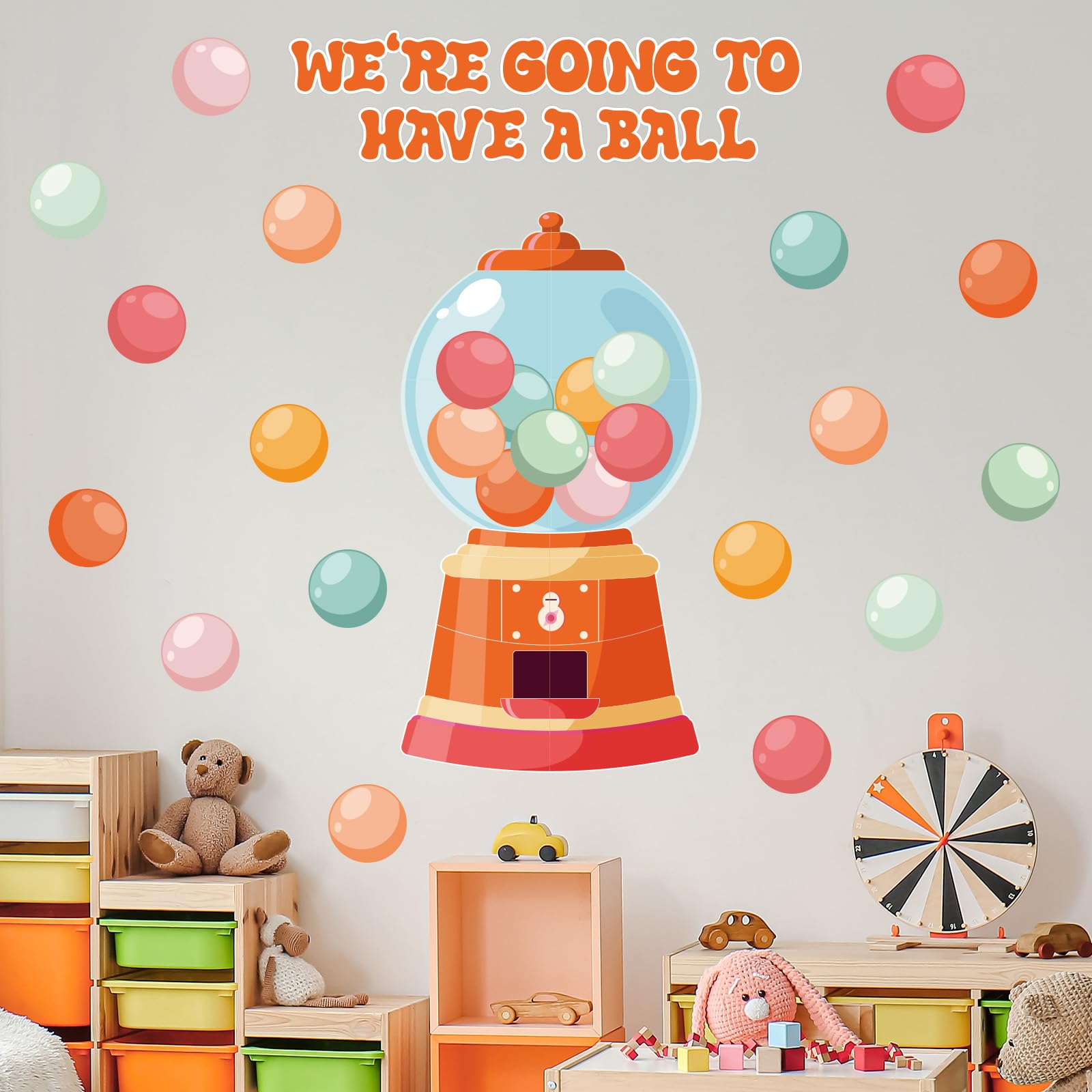 Welcome Back To School Decor Gumball Machine Bulletin Board Set ...