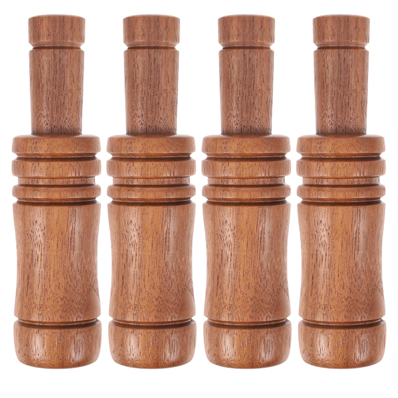 OUNONA 4 Stück Naturholzpfeifen, 12 cm Lange Gänse- und | Erzeugt naturgetreue Vogelgeräusche, ergonomische Form, geeignet für Camping, Überleben und Notfälle