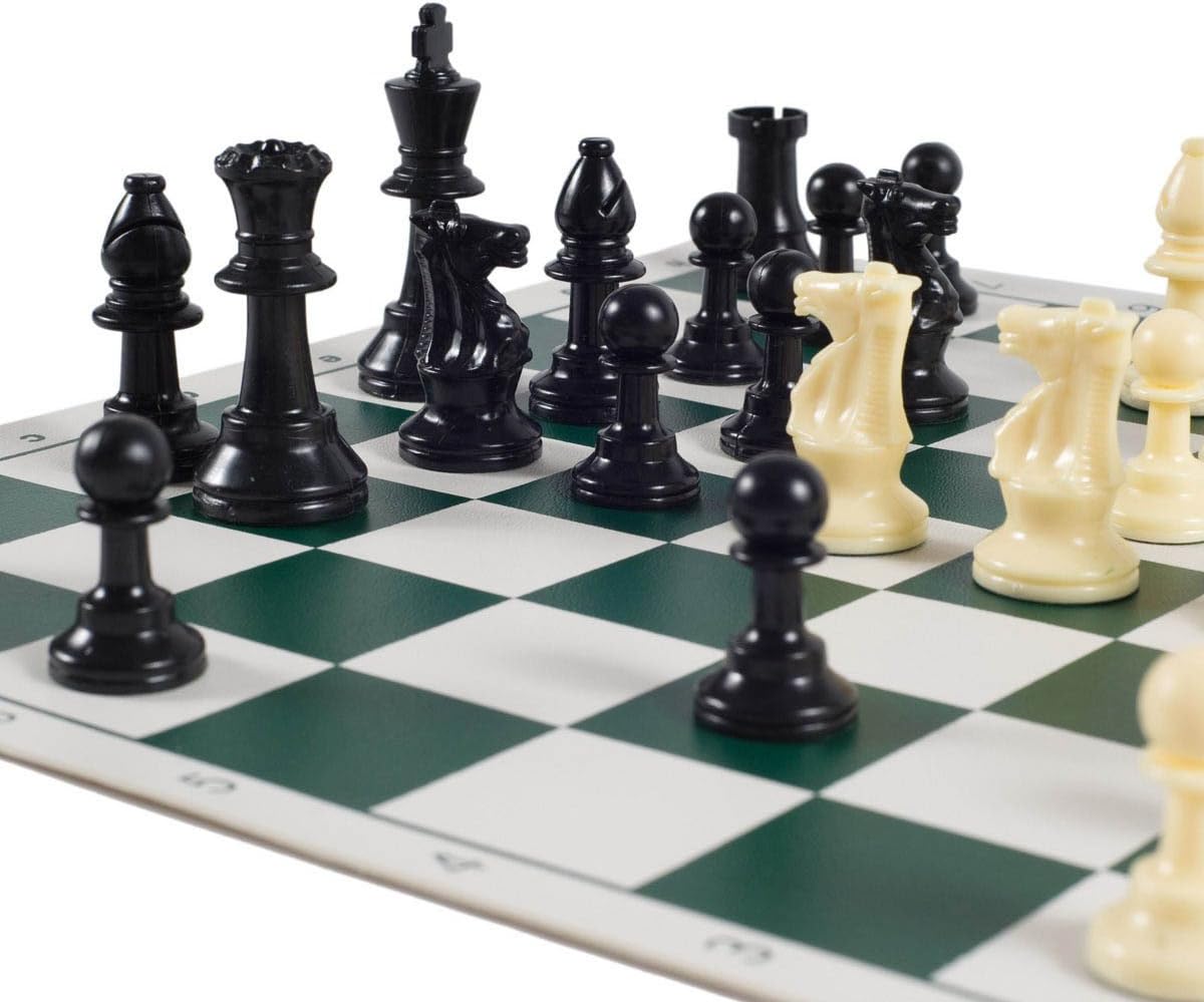 Club Chess Set - Forest Green