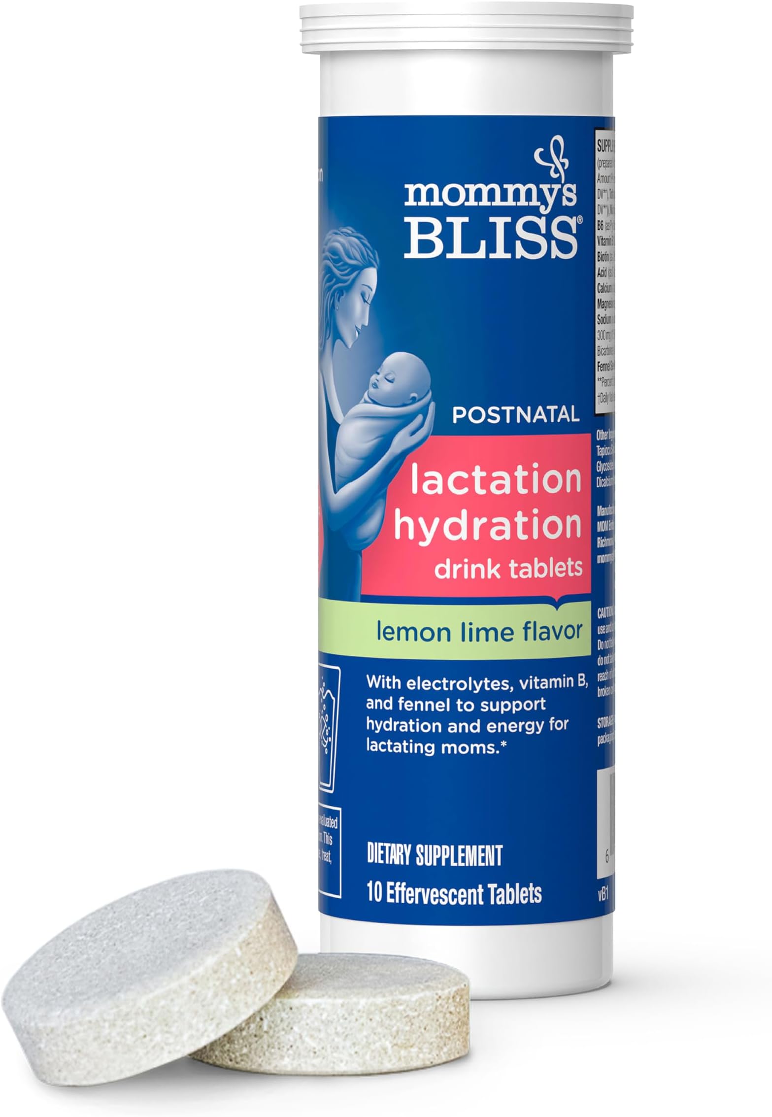 Lactation Hydration Drink Tablets Lemon Lime