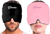 Vista 11 de TheraICE Rx Form Fit - Gorro de gel para aliviar el dolor de cabeza y la migraña, terapia de frío, máscara de alivio de migraña, cómoda y elástica
