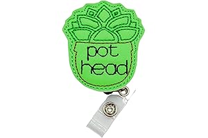 Pot Head Succulent Badge Reel: Keep Your Credentials Cute and Secure