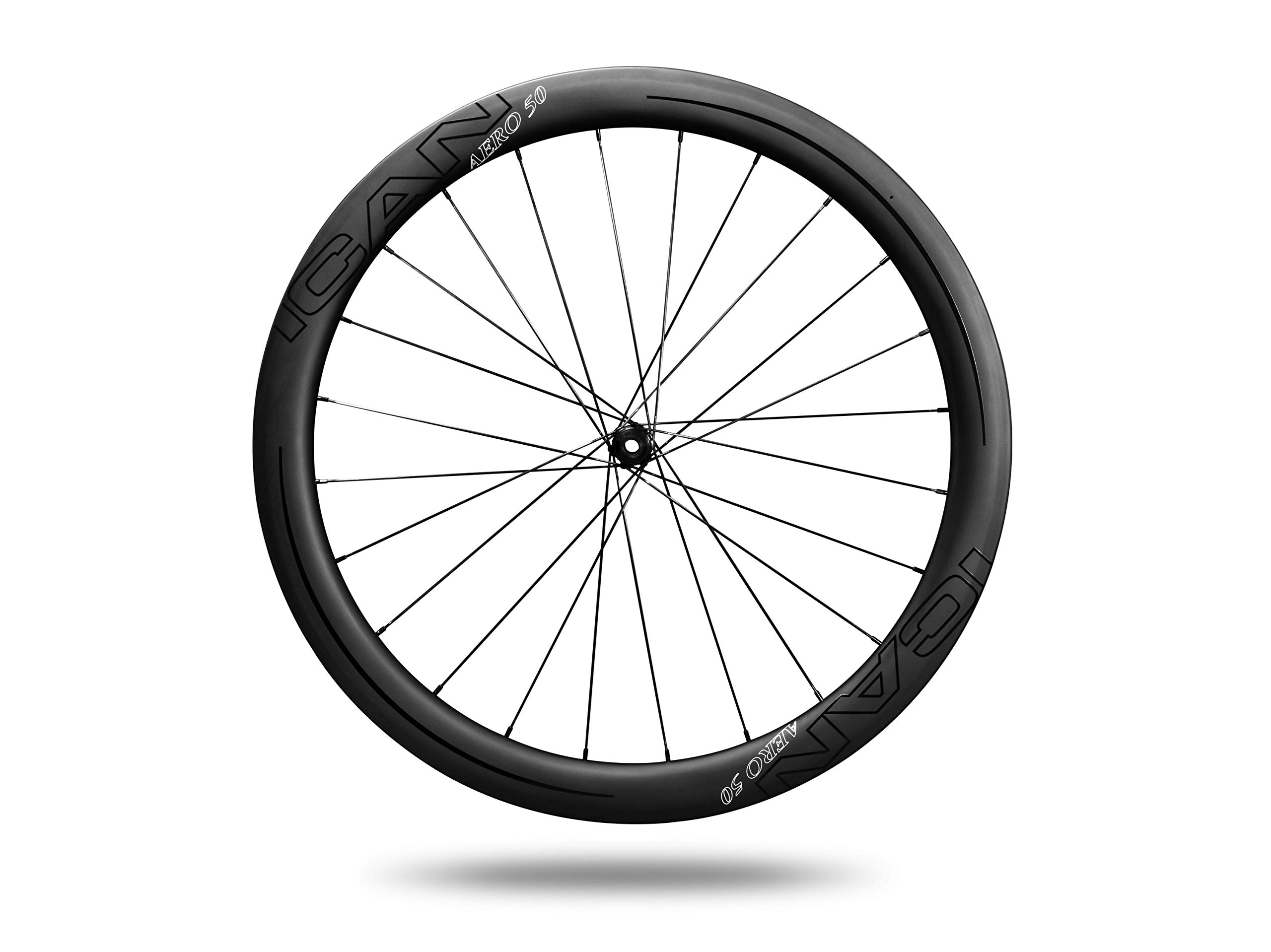 ICAN AERO50 カーボンホイール50mm クリンチャー　リムブレーキ Amazon | ICAN カーボンホイール AERO 50 ロードバイク ホイールセット