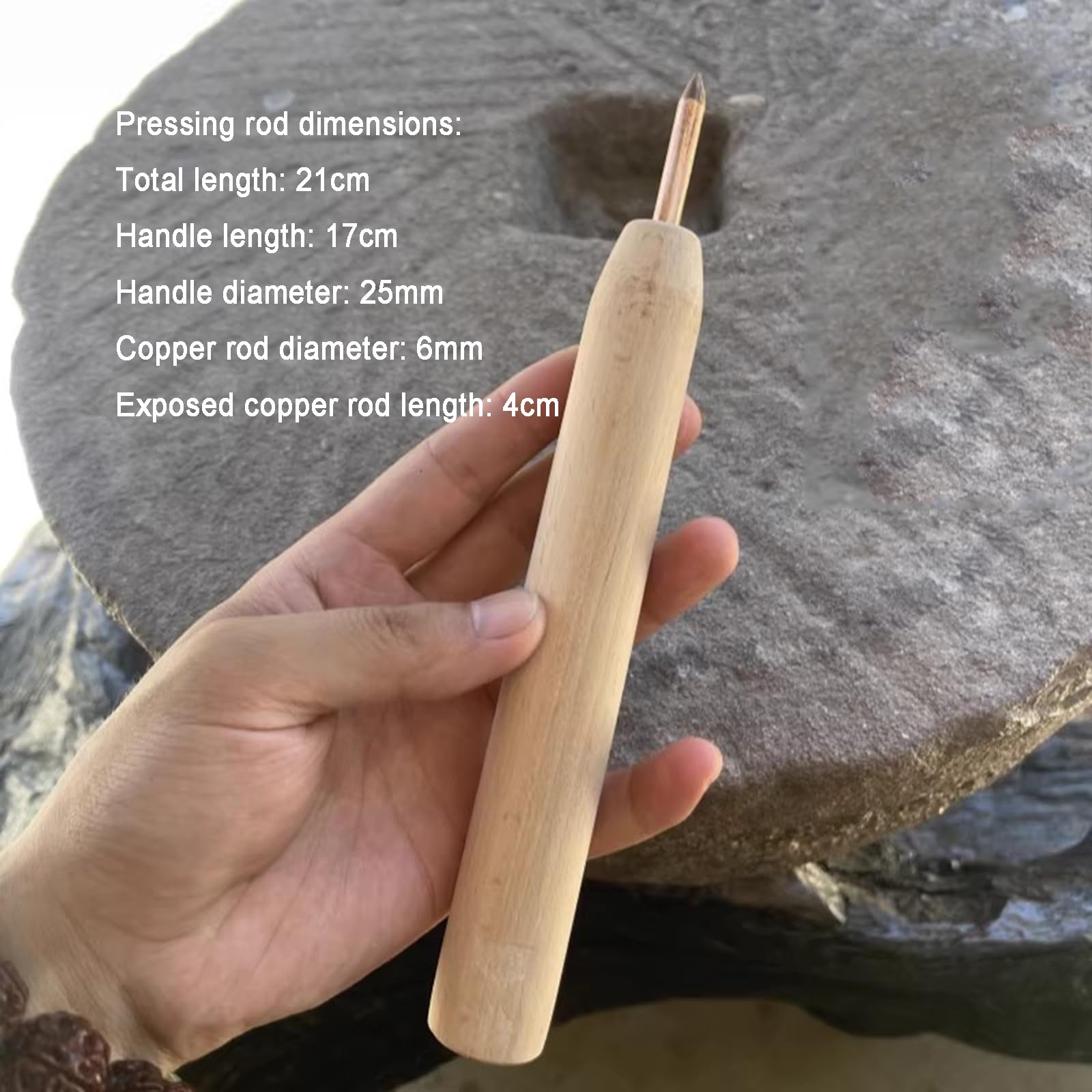 Flint Knapping Kit - Obsidian Crafting Tools Set with 3 Copper Boppers and Pressure Flaker for Pros and Beginners - Dragon Crystal Stone Age Toolkit