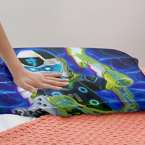 Miniatura 4 de Gtpet Juego de ropa de cama de ninja de dibujos animados para niños, tamaño individual, edredón ninja para niños, juego de edredón de personajes de