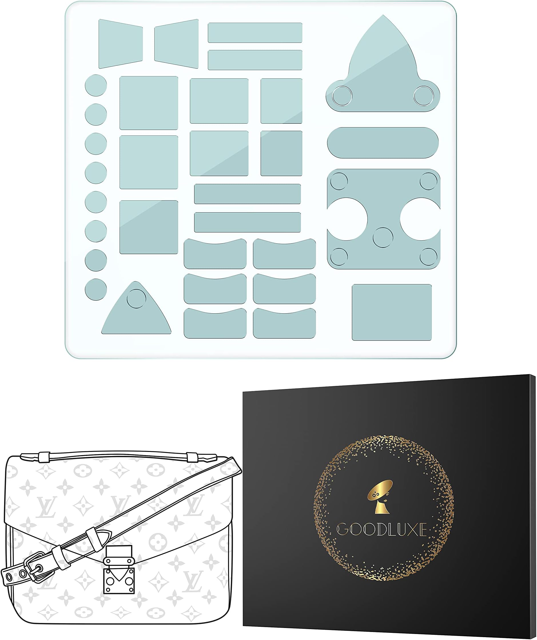 Hardware Protective film for Pochette Metis. Hardware Protective Sticker for Pochette Metis Hardware protections.