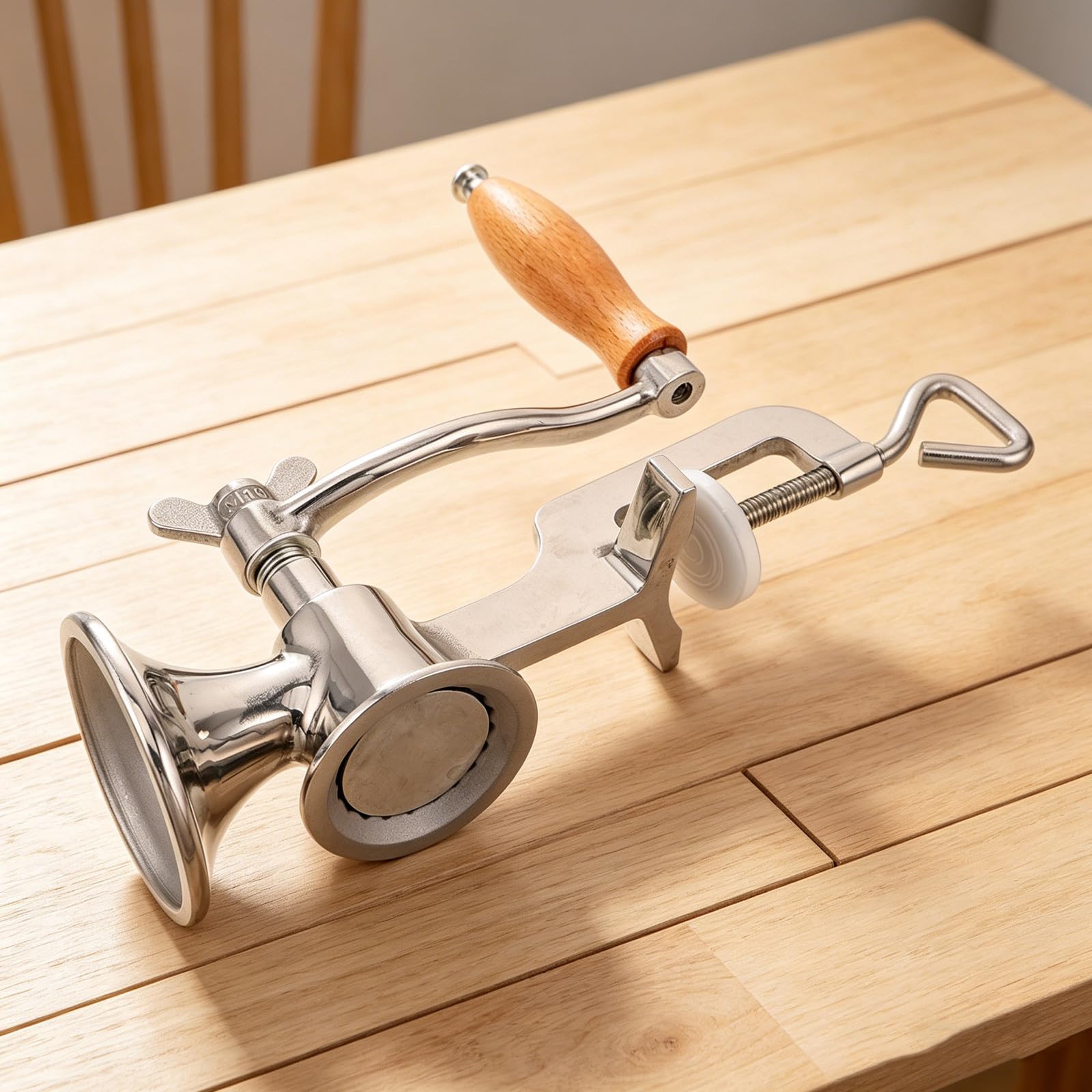 IMIKEYA Molinillo Manual de Acero Inoxidable 304 para Café y Arroz con Diseño Compacto y Fácil Mantenimiento Adecuado para Cocina y Uso Doméstico
