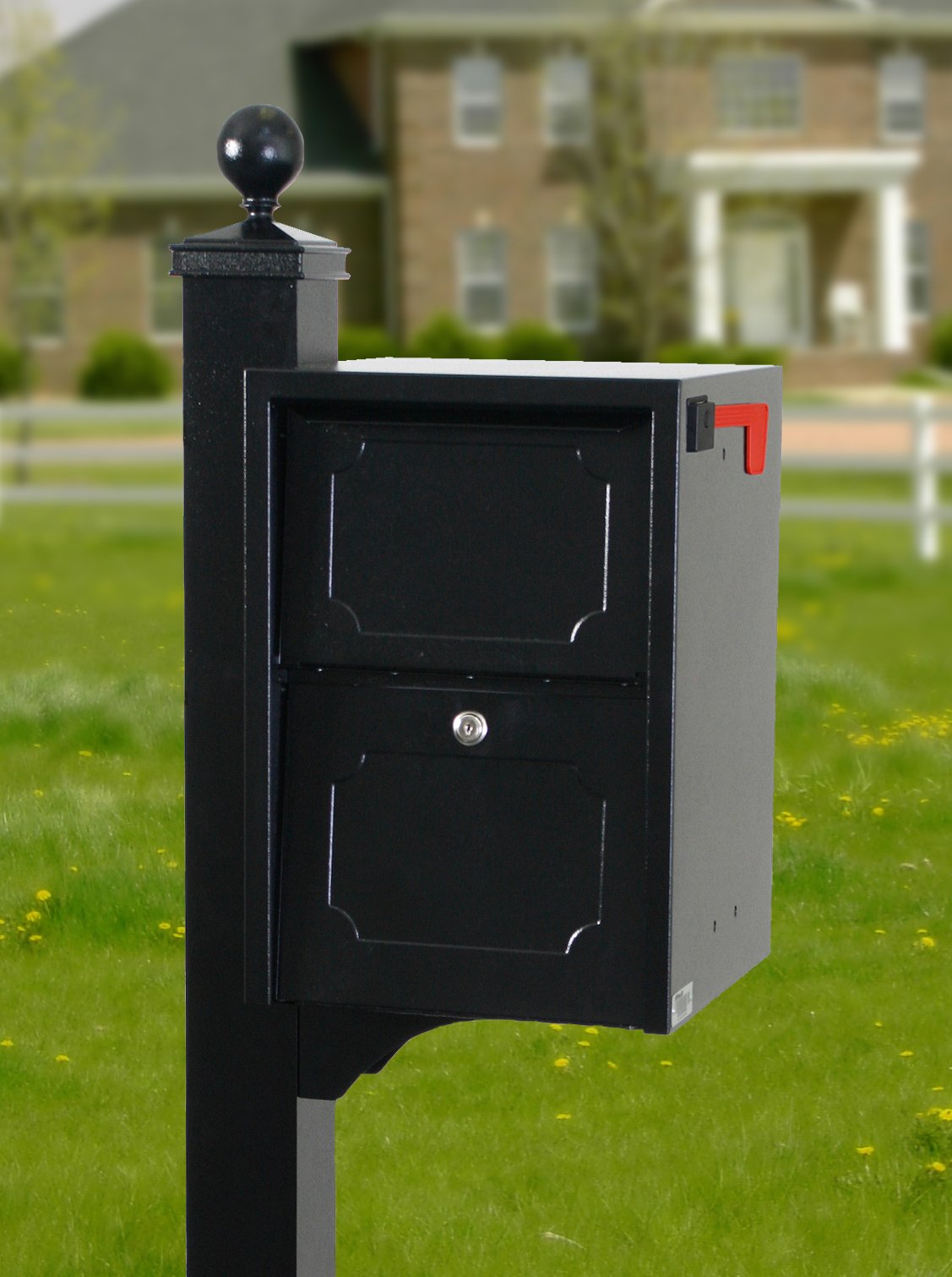 Locking Mailbox Pillar