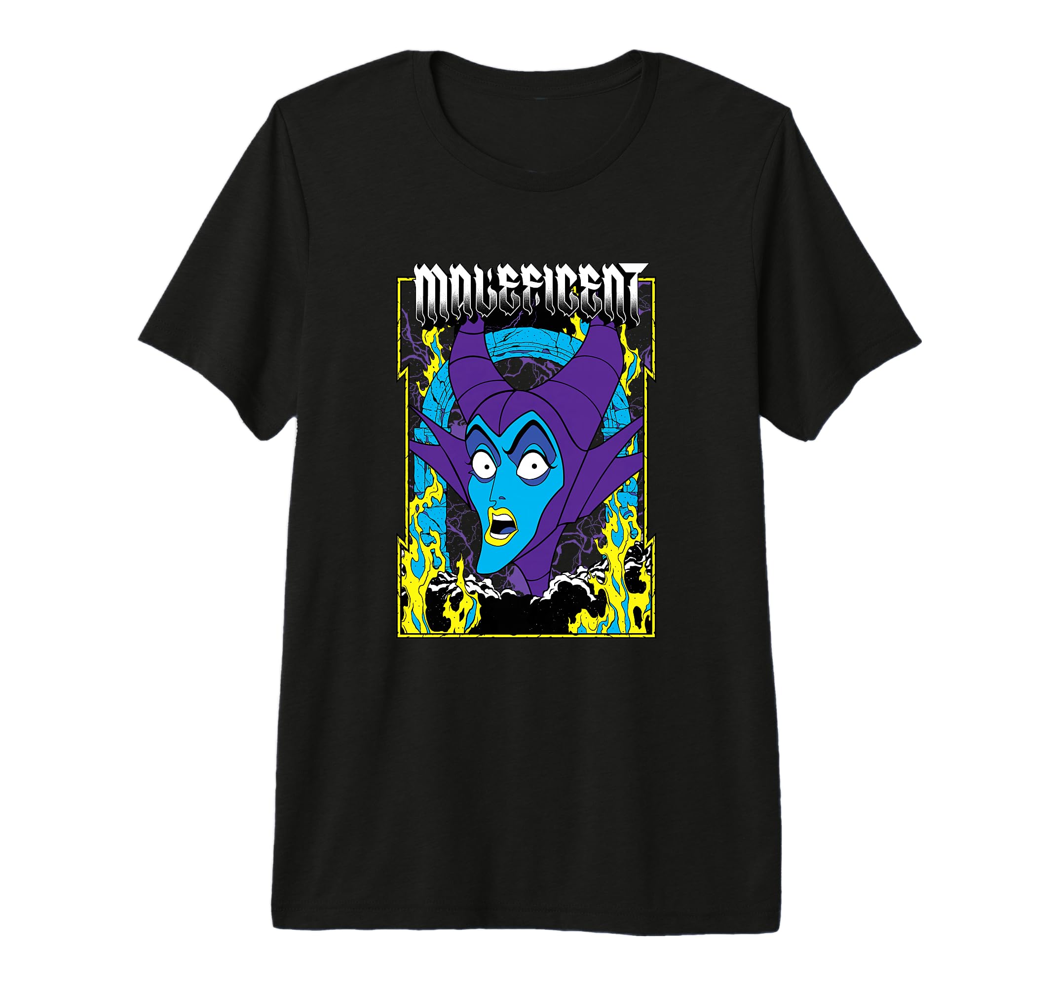 Disney Villains Maleficent Metal Band Premium T-Shirt