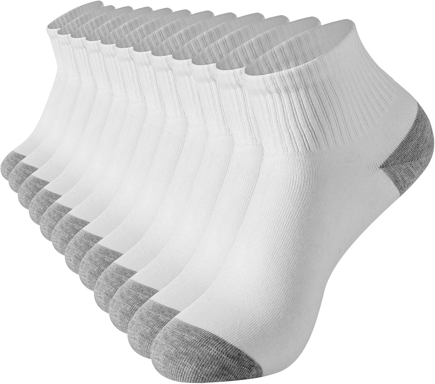 Ndoobiy 6 Pairs White Ankle Socks Womens Socks Cotton Soft Breathable Athletic Socks Ndoobiy 6 Pairs White Ankle Socks Womens Socks Cotton Soft Breathable Athletic Socks