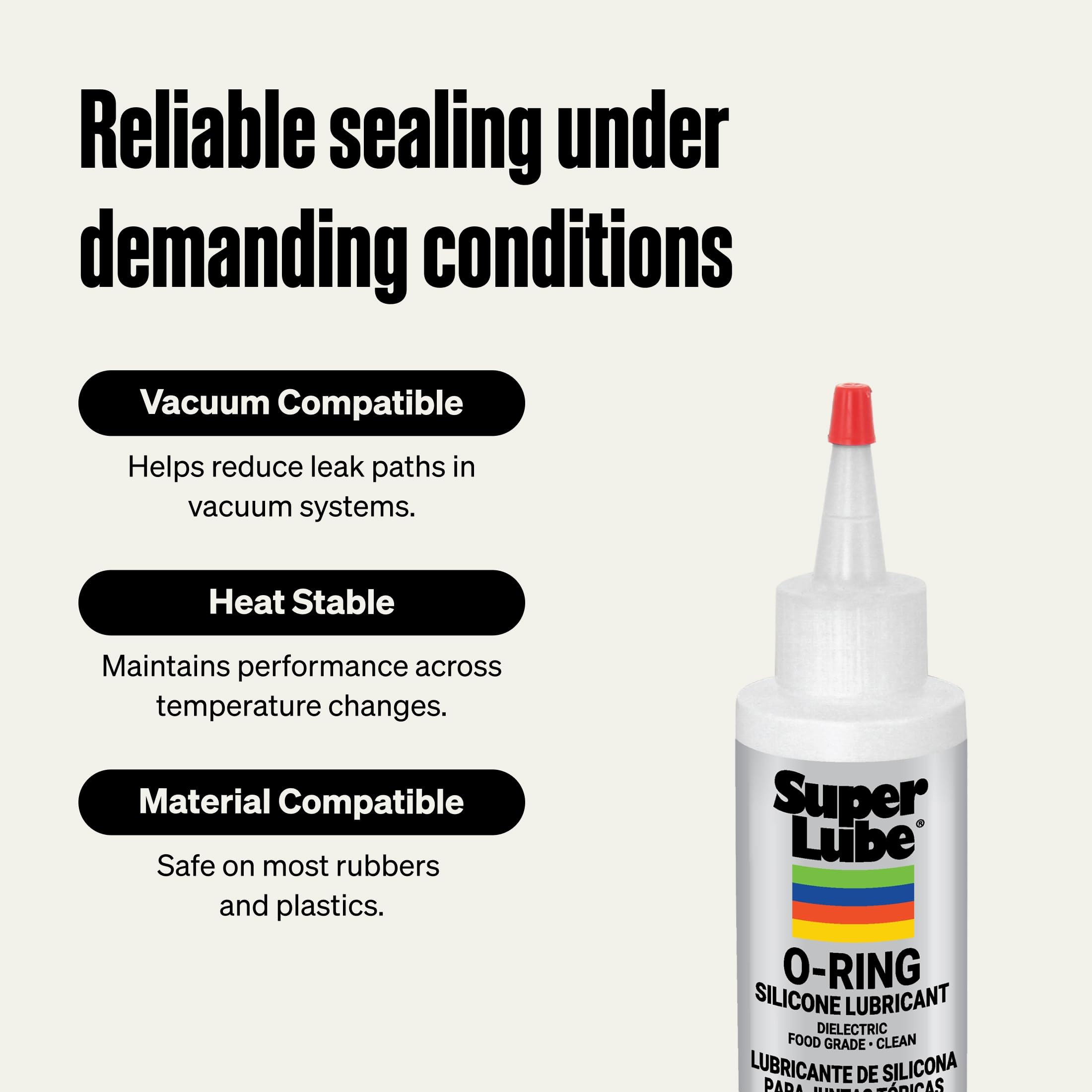 Super Lube O-Ring Silicone Lubricant - Waterproof Sealant -6 Super Lube O-Ring Silicone Lubricant - Waterproof Sealant -6