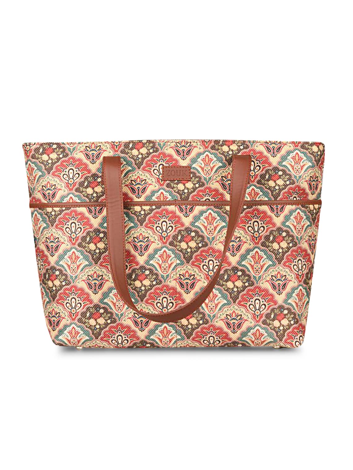 ZOUK Tote Bags for Women - Handmade Bags for Daily Use - Vegan Leather Handbags with Double Handle - Printed Totes for Women (B09DBXRJGZ) Amazon Price History, Amazon Price Tracker