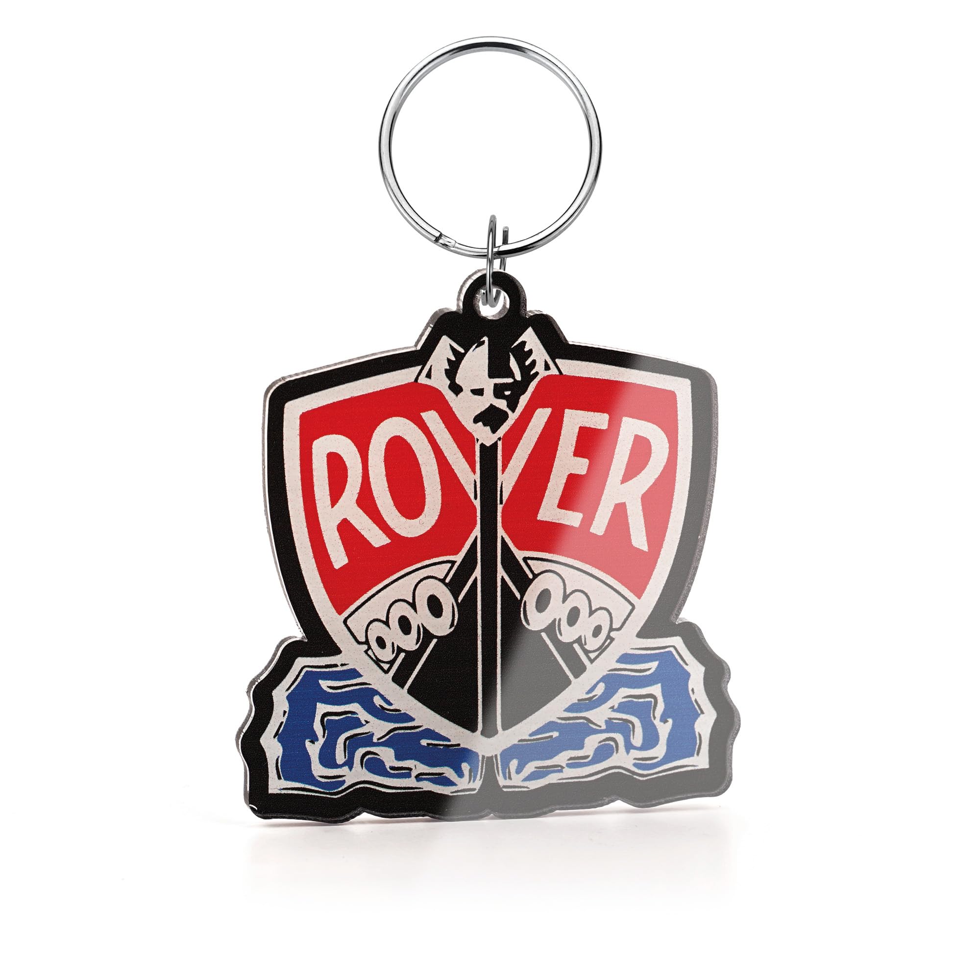 Rover Badge Keyring Classic British 1930s Logo Car Keychain OFFICIAL LICENCED PRODUCT (Plain Packaging)