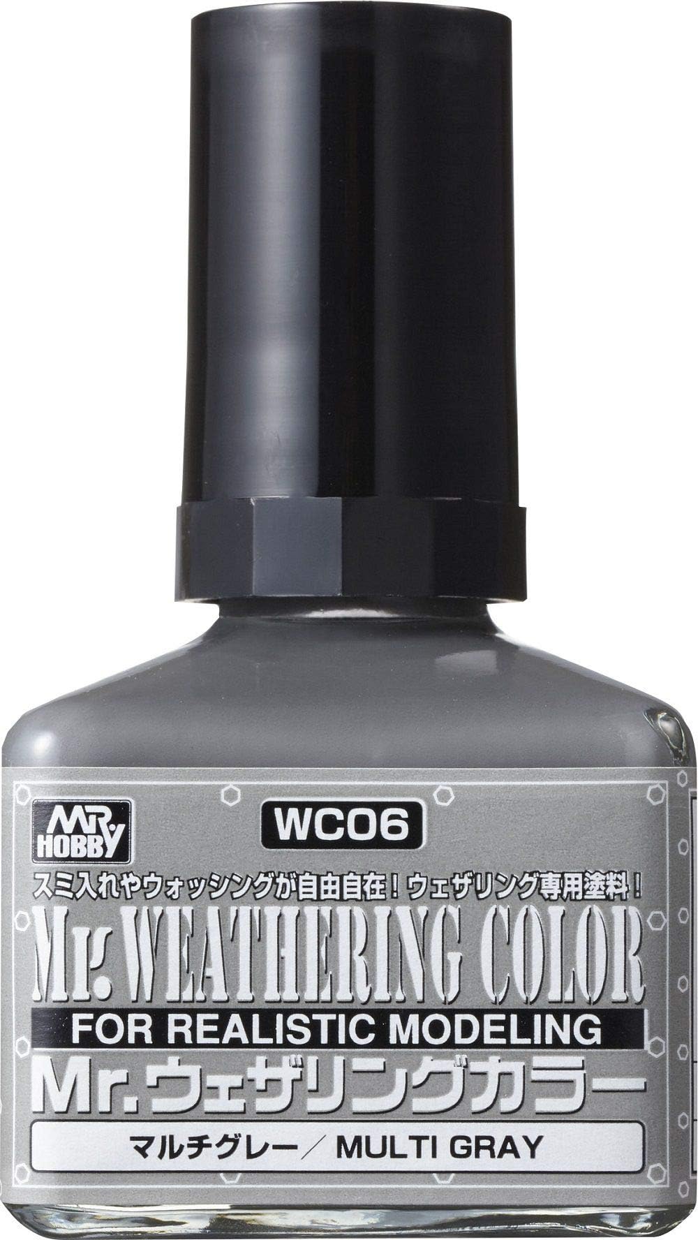 Mr. Hobby WC06 Multi Gray, Mr. Weathering Color Paint (GNZ-WC06)
