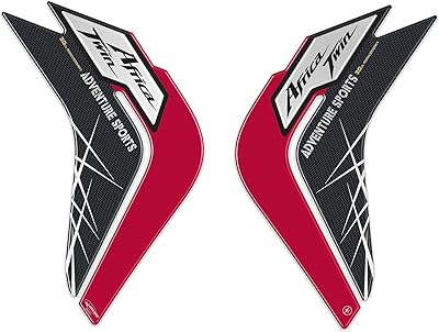 labelbike - 2 Protezioni laterali gel 3D per Moto HONDA AFRICA TWIN ADVENTURE 2018