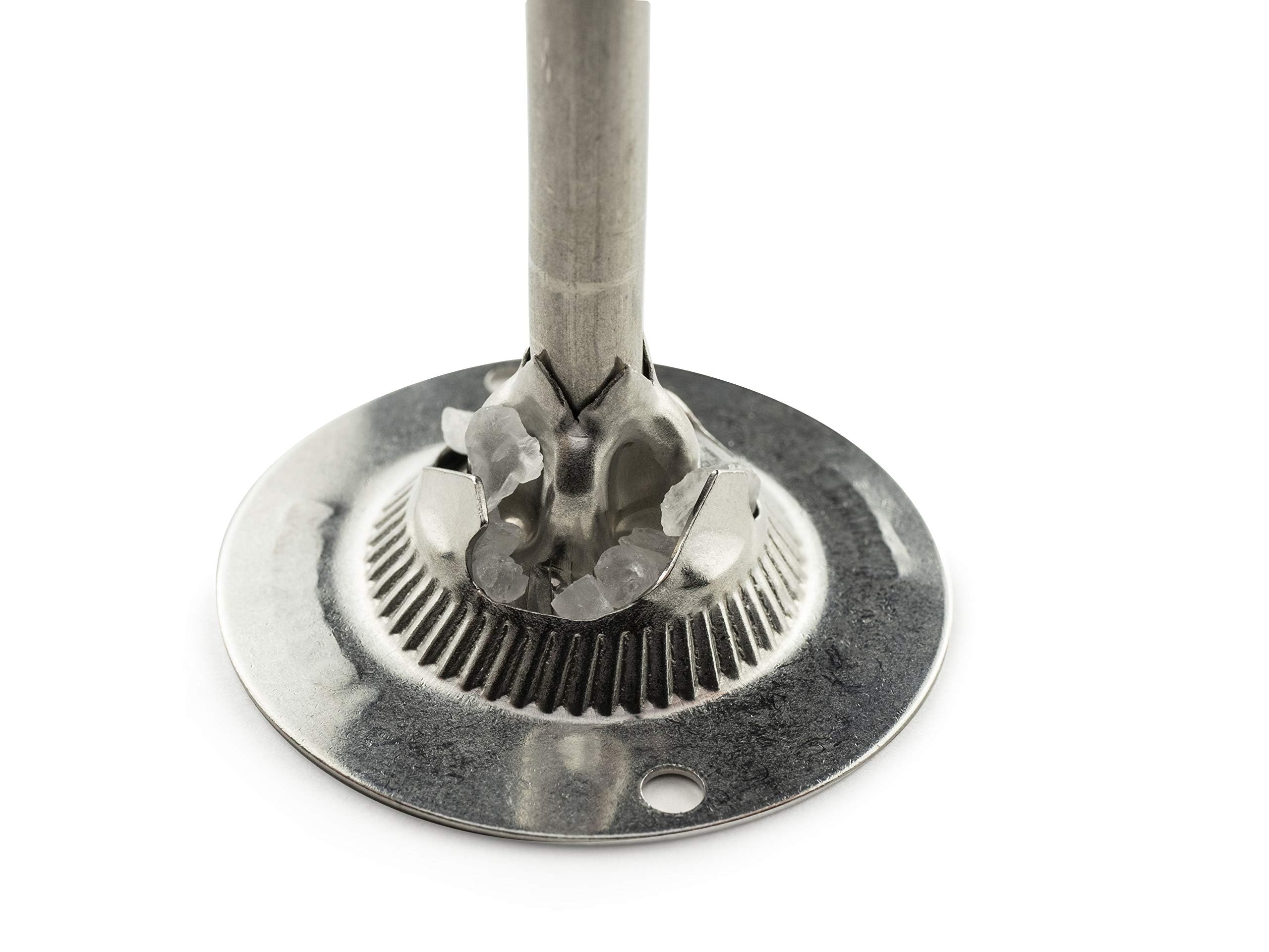 Daman u'Select - Molinillo de sal manual, ajustable, acrílico y acero inoxidable, 16 cm
