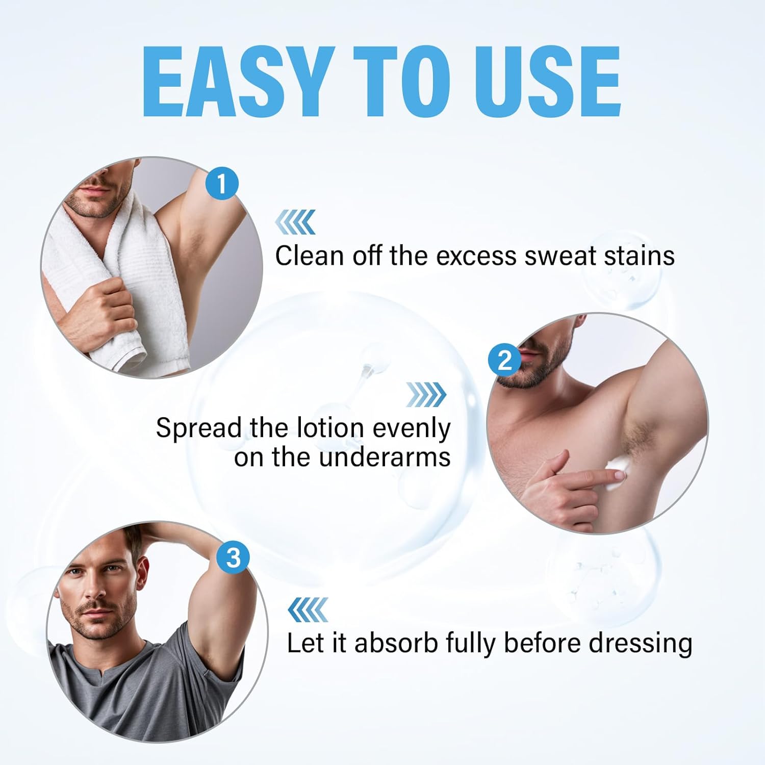 Face Sweat Blocker, Long-Lasting Face Antiperspirant, Sweat Absorbing Lotion, Oily Skin Control,Suitable for Men & Women, 60ml - Image 5