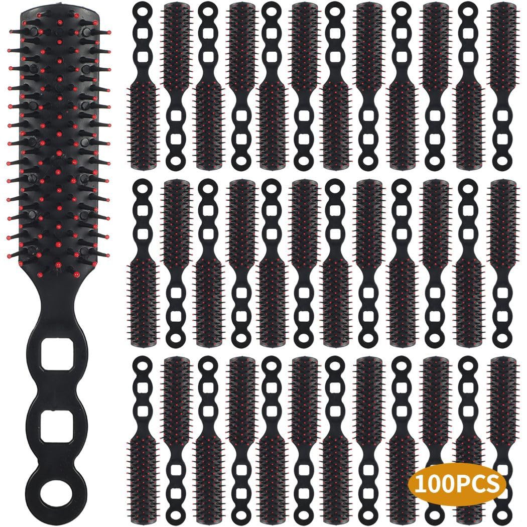 100 szt. plastikowy grzebień do masażu, przenośna profesjonalna szczotka do włosów do zdrowej skóry głowy i pielęgnacji włosów