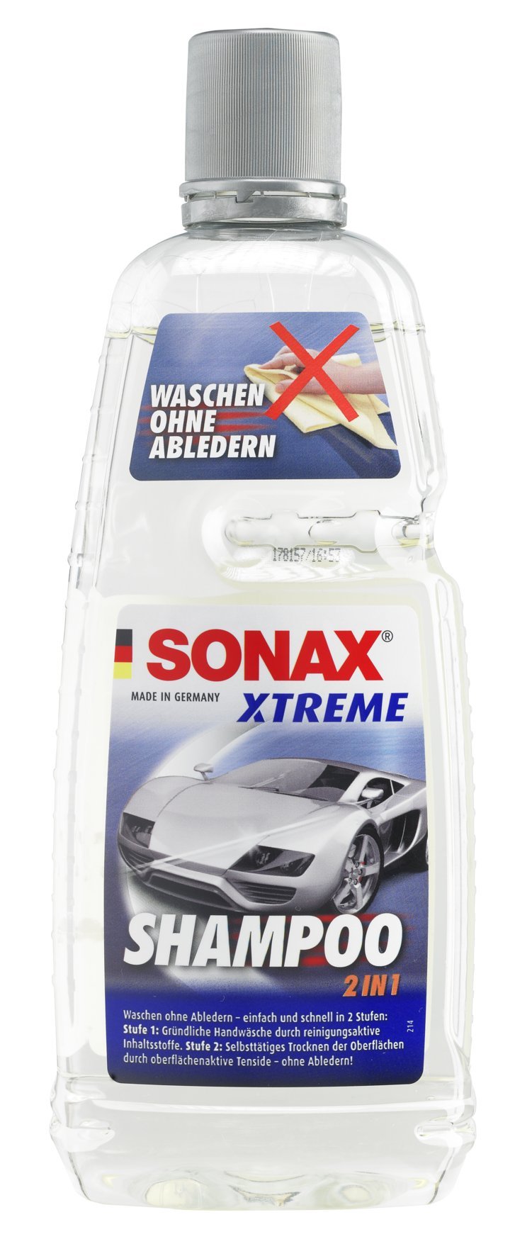 SONAX 6 x 215300 Xtreme Auto Shampoo je Flasche 1 Liter sind insgesamt 6 Liter