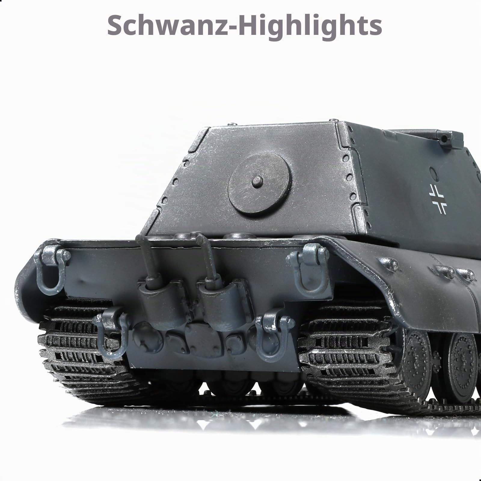 NUOTIE Maßstab 1:72 fertiges Militärpanzermodell Legierung Metall Druckguss mit Kunststoff Panzer Modell Weltkrieg ? Armeefahrzeug Panzer Mini-Modell Geschenksammlung ideal für Militärfans