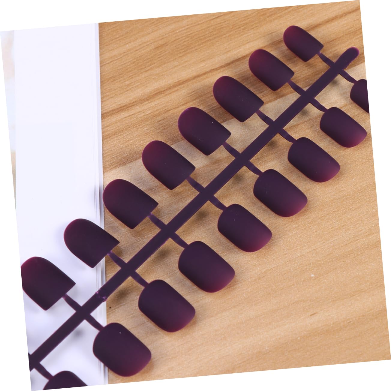 FOMIYES 288stücke Falsche Nägel Mit -finish Farben Kunstnägel Im Kurzen Quadratischen Design Für Nagelstudios Und -nailart Für Jede Gelegenheit