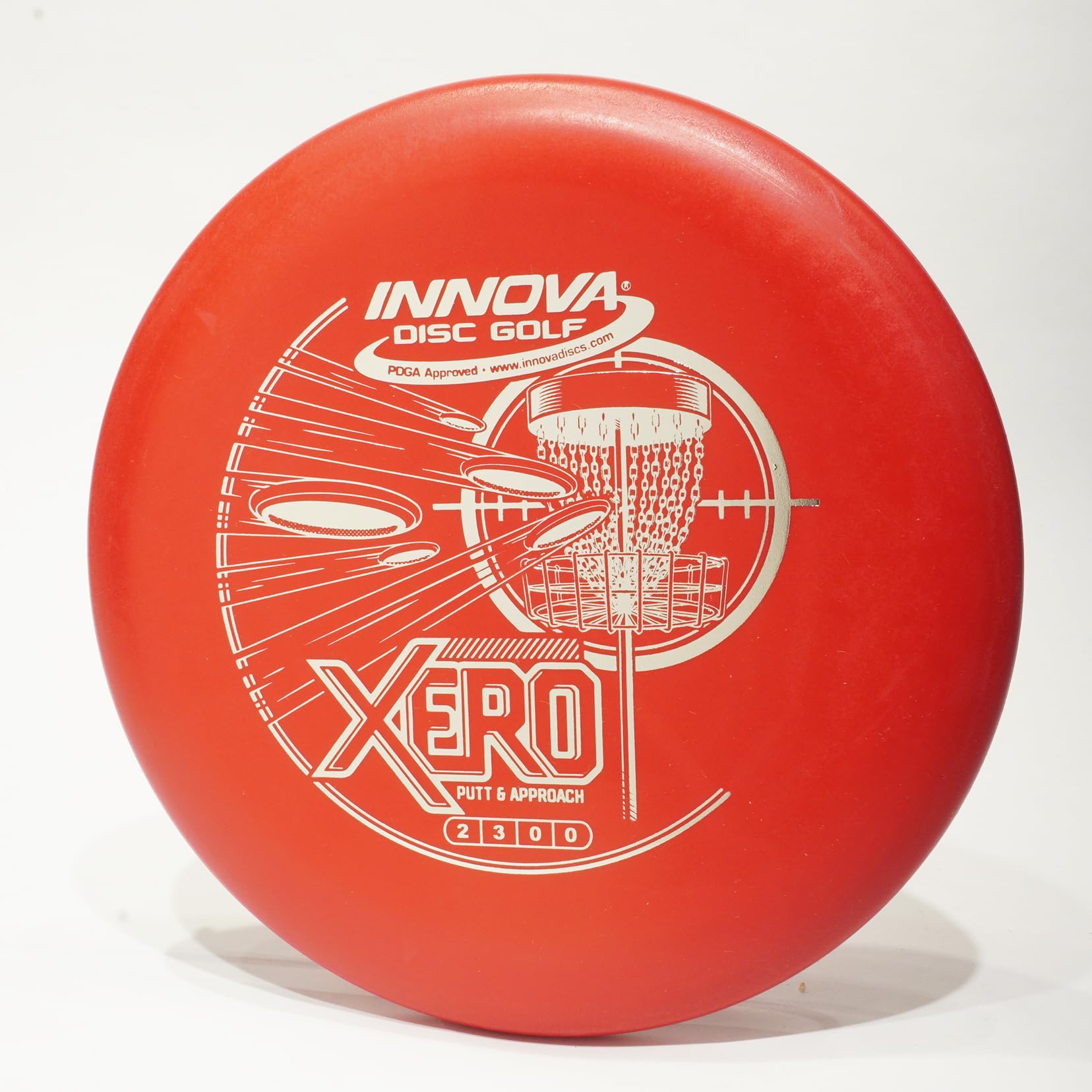 Innova Super Light DX Xero Lightweight Disc Golf Putter & Approach Disc, Pick Color/Weight [Stamp & Exact Color May Vary] Red 140-149 Grams