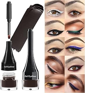 Juego de delineador de ojos de gel 2 en 1, de...