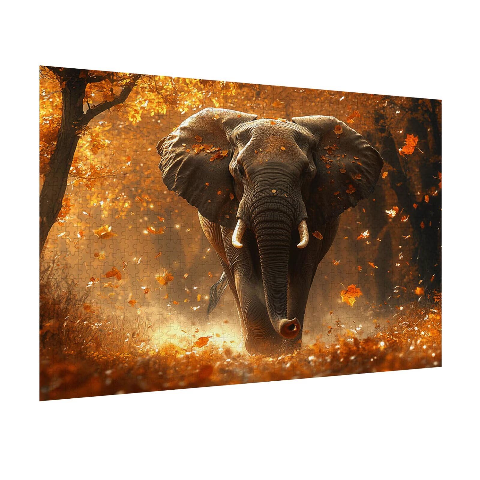 Puzzle 6000 Pezzi Elefanti Puzzle Classici per Gioco Familiare, n-91 | Impossibile Puzzles, Intrattenimento Creativo, Rilassamento Intelligence, Regalo per Amore e Amico, Decorazioni Casa, Autunno